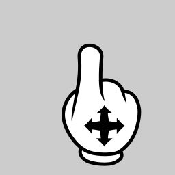 one finger move