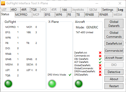 status xplane