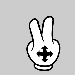 two finger move